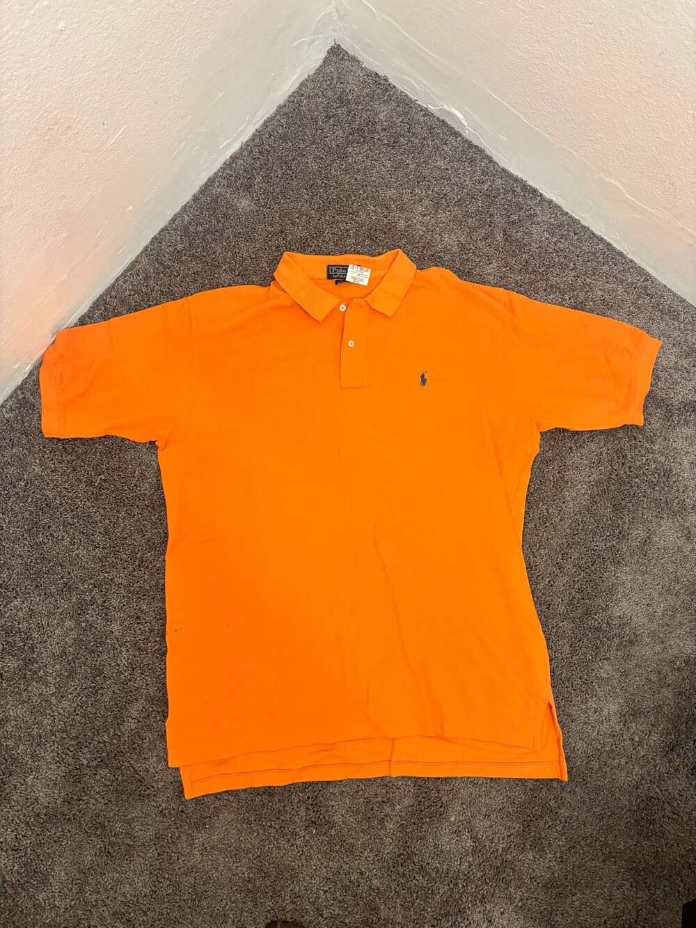 Polo Ralph Lauren Men's Orange Short Sleeve Polo Shirt XL